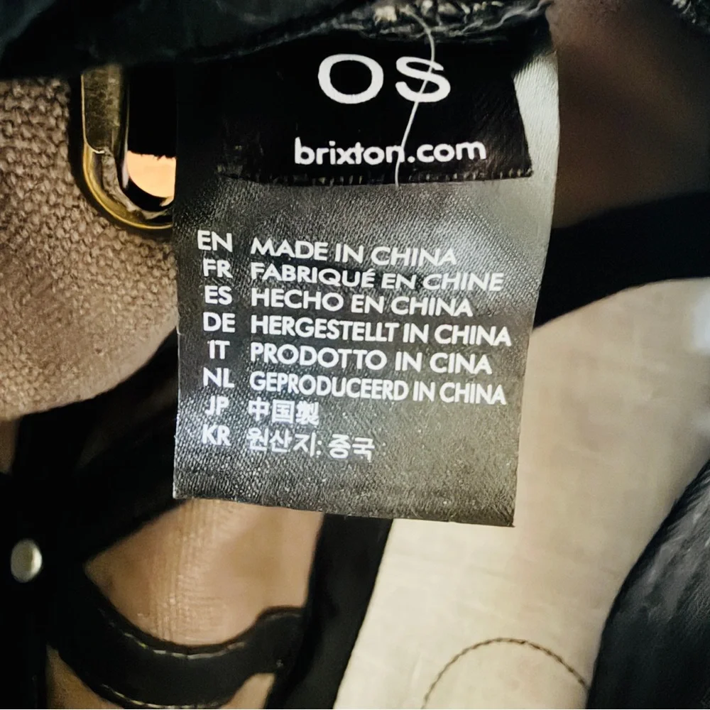Brixton Supply Gray & Black Textured Hat